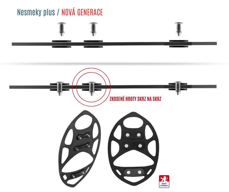 Nesmeky plus/Nesmeky s hroty skrz na skrz!